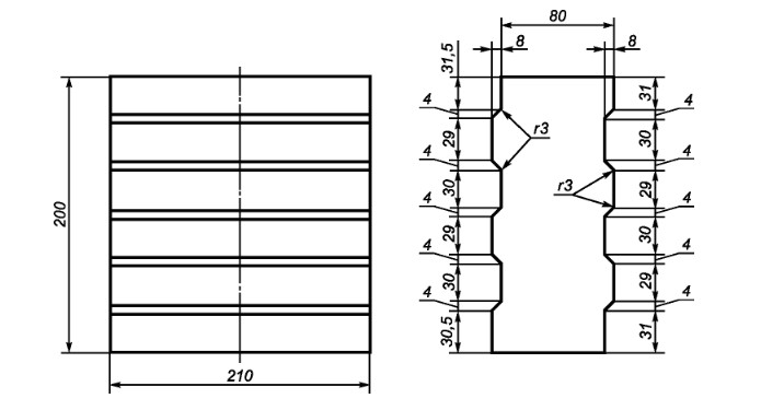 Сводовые фасонное изделие 118
