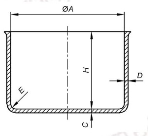 Сосуд для испытаний