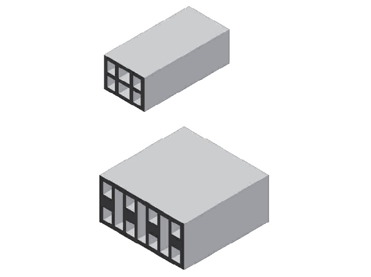 Изделия с горизонтальными пустотами